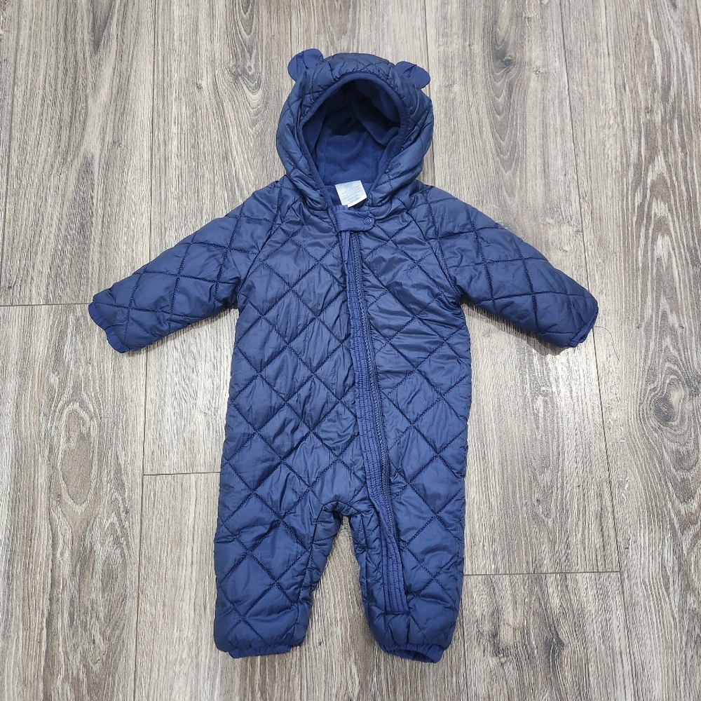 Little Wonders Navy Blue Baby Snow Suit 9-12 months